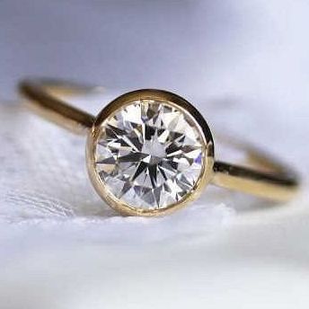 engagement ring bezel for sagittarius